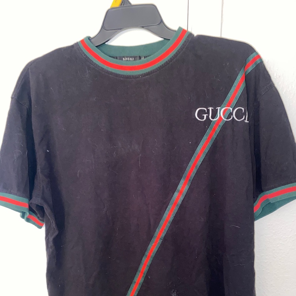 Vintage Gucci Sash Tee Shirt size XL